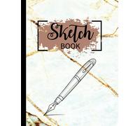 Sketch Book: Marble Sketchbook For Painting, Writing, Painting, Sketching Or Doodling, 120 Pages, 8.5x11 (Best Marvel Gifts)