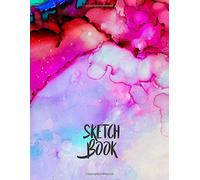 Sketch Book New Abstract Cover: There Is A Surprise For You Beautiful Mom In The Back Of The Book: 120 White Pages Without Lines, Frames And Printing (Is Fantastic). Sketchbook Journal, Notebook For D