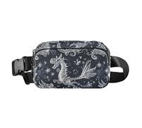 Sketch Dragons Sac à bandoulière élégant pour homme et femme Grande capacité avec sangle réglable pour voyage, salle de sport, travail, croquis de dragons, dessin animé, taille unique, Dessin animé