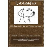 Sketch Pad 1 Inch Grid Ruled Square Graph Paper Drawing Pad - Brown: Composition Notebook For Writing, Sketching, Journaling, Quilters, Mind Mapping, or Doodling 100 Sheets, 8.5 x 11