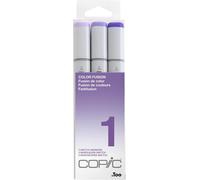 Sketch Set « Color Fusion 1 », 3 Twin Marker Avec Une Pointe De Largeur Moyenne Et Une Pointe Brush[Z2777]