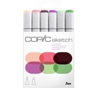 Sketch Set « Floral Favorite 1 », 6 Twin Marker Avec Une Pointe Moyenne Et Une Pointe Brosse[Z2153]