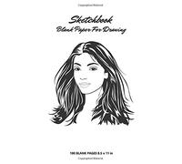 Sketchbook: 100+ Blank Pages, 8.5 X 11 Inches, Sketch Pad For Drawing, Doodling, Writing Or Sketching, Girl, Woman, Long Hair, Young Female Portrait Model: Size Perfect Clean, Crisp White Paper For Al