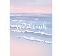 Sketchbook: 120 Sheets Art Supplies Sketch Pad Cute Marble Background Cover Sketchbook/Notebook: 120 Pages Of 8.5"X11" Large With Blank Paper For Girls To Drawing, Doodling, Journal, Sketching/Vol-10