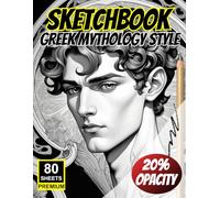 Sketchbook: 40 Greek Mythology Style Faces for Drawing Practice - Classical Style Reference Book