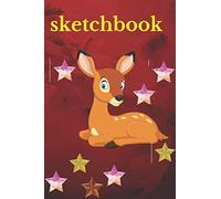 Sketchbook: Best Blank White Pages With Premium Art Paint Multicolor Cover For Painting, Drawing, Writing, Sketching And Doodling, Wide Papers Boys, Girls, Fathers, Mothers, Children