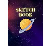 Sketchbook: Best blank white pages with premium art paint multicolor cover for painting, drawing, writing, sketching and doodling: 110 Pages, 8.5x11
