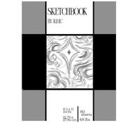 Sketchbook by R.M.C 8.5"x 11", 80 pages, Sketch Pad, 9.3 ounces,: Art Sketchbook/ drawing pad suitable for kids, beginner artist, professional artists- Art supplies for all