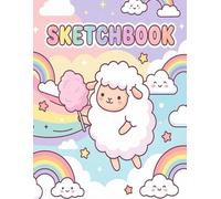 Sketchbook: Cotton Candy Sheep Sketchbook Fluffy Cloud Animal Drawing Pad for Girls and Artist Kids To Drawing and Sketching or Doodling, 110 Pages of "8.5x11"