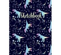 Sketchbook: Dinosaur Sketch Book For Kids Blank Paper For Drawing - 110 Pages ( 8.5"X11" )Blank Paper For Drawing, Doodling Or & Crayon Coloring (Drawing Book For Boys)