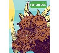 Sketchbook: Dinosaur Sketch Book For Kids, Sketch Pad For Drawing, Doodling, Writing Or Sketching (Large Size 8.5"X11", 120 Blank Pages)/ Gift