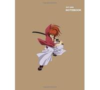 Sketchbook Dotted Grid Paper: Sketchbook Dotted Grid, 110 Pages, Letter (8.5 X 11 Inches), Rurouni Kenshin Wandering Samurai Himura Notebook Cover.