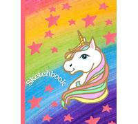 Sketchbook: Drawing pad with a unicorn (size 8.5 x 11) sketchbook for kids