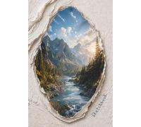 Sketchbook for Artists: Minimalist Mountain Landscape Drawing Notebook (6 x 9, 150 Blank Pages): Aesthetic Art Journal for Drawing, Doodling & ... Sketch Pad for Beginners & Professionals