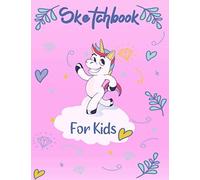 Sketchbook For Kids: Cute Unicorn Kawaii Sketchbook & Journal For Kids To Drawing, Writing Or Learning Draw, With 110 Pages Of " 8.5 X 11