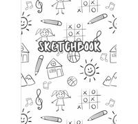 Sketchbook For Kids: Sketchpad For Drawing, Doodling Or Painting | Large Size 8.5 x 11 Inches | 120 Blank Pages