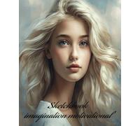 Sketchbook imagination motivational: your imagination with blank pages for drawing and doodling and personal creative journey