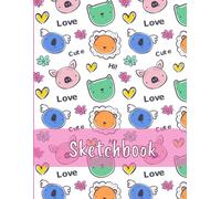 Sketchbook Kawaii: Cute Kawaii Sketch Book and Drawing Notebook for Girls to Doodle and Draw | White Blank Pages