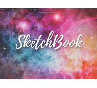 Sketchbook: Landscape Notebook For Drawing Writing Sketching Doodle Doodling 100 Page 8.25x6 With Colorful Cover