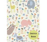 Sketchbook: Lovely Wild Life Creatures Pattern Cover Sketch Book For Drawing, Doodling And Sketching 120 Pages 8.5 X 11" Sketchbook Sketchpad For Kids Teens ... Fashion, Interior Designers, Il