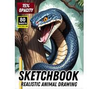 Sketchbook: Realistic Animal Drawing: 15% Opacity Traceable Art for Wildlife Drawing and Practice