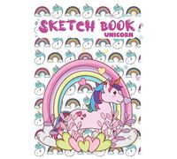 Sketchbook Unicorn: Sketchbook Unicorn A Cute Unicorn Large 100 Pages With Dot Paper And Blank Paper For Girls To Drawing, Doodling, Journal.