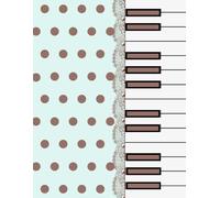 Sketchbook Version of Mint Chocolate Piano Tile Polka Dot