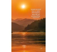 Sketchbook with Golden Sunset Cover: for all artist's drawings and doodles