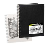 Sketchbook with Spiral Side CONDA for Drawing Painting A4 21.59x27.94cm (8.5"x11" 1Pack)