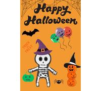 Sketchbook with Trick or Treating Skeleton Cover: for all artist's drawings and doodles
