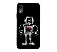 Sketched Robot with Heart & Feelings Robotics Coque pour iPhone XR