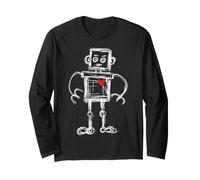 Sketched Robot with Heart & Feelings Robotics Manche Longue