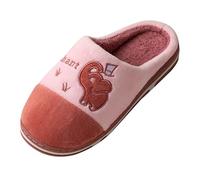 Sketches Chaussures pour femmes noires Couples Hommes Femmes Slip On Fourrure Peluche Plate Maison Hiver Bout Rond Garder au Chaud Imprimé Dessin animé Pantoufles Chaussures Confortables Femmes
