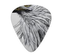 Sketching An Eagle Lot de 12 médiators pour guitare acoustique, ukulélés, etc.