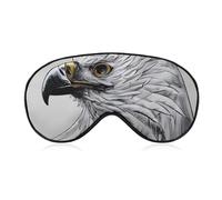 Sketching an Eagle Masque de sommeil avec sangle réglable, confortable et doux pour bloquer la lumière, léger et respirant pour homme et femme