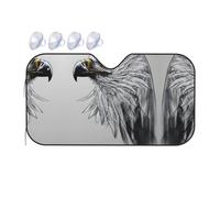 Sketching an Eagle Pare-soleil pour pare-brise de voiture - Refroidissement rapide dans la voiture en été, pare-soleil de rangement portable