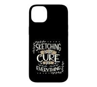 Sketching is My Cure for Everything Artiste Coque pour iPhone 14 Plus