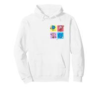 Sketchog Série 1 Sonic & Amy Sweat à Capuche, Unisexe pour Adultes, Blanc, XXL