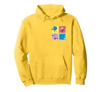 Sketchog Série 1 Sonic & Amy Sweat à Capuche, Unisexe pour Adultes, Citron, XXL