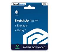 Sketchup Pro 2024 + V-Ray 7 + Enscape 4 (Windows) - Activation Perpétuelle - À Télécharger - 1 Pc - Non Compatible Mac