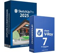 Sketchup Pro 2025 + V-Ray 7 - Licence Perpétuelle - Pack Complet En Français - Envoi Immédiat