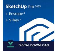 Sketchup Pro 2025 + V-Ray + Enscape - Licence Perpétuelle - Pack Complet En Français - Envoi Immédiat