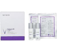 Skeyndor Global Lift V-Shape Lifting Home Care Set for Neck, Chin and Neckline/V-Shape Anti Gravity Serum 30ml/V-Shape Anti Gravity Cream 30ml/V-Shape Contouring Mask 2 Pcs 60 ml