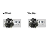 SKF 2x Hub Kit Roulements Essieu Arrière pour Ford C-Max Focus DM2 Da Sécurité