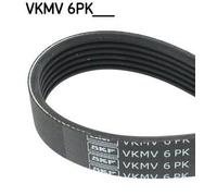 SKF Courroie Poly-V Courroie d'accessoire VKMV 6PK1195 pour VW Jetta Mk6 1195mm