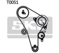 SKF Courroie pour VW Transporter III Choisir/Châssis 14 1.6 D 17 1.5