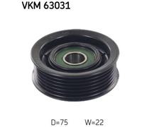 SKF Déviation Rôle Courroie Trapézoïdiale pour Honda Civic (Ix) 1.8i-VTEC 1.8
