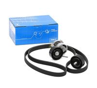 SKF Jeu de courroies trapézoïdales à nervures Kit de courroies d'accessoire VKMA
