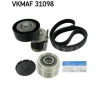 SKF Kit courroie d'accessoire + poulie d'alternateur VKMAF 31098