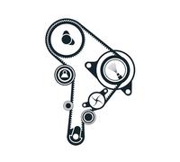 SKF Pompe à eau + kit de courroie de distribution VKMC01130-2 | Compatible avec: SEAT CORDOBA, IBIZA III, SKODA FABIA I, FABIA I Combi, FABIA I Praktik, FABIA I Stufenheck, VW POLO